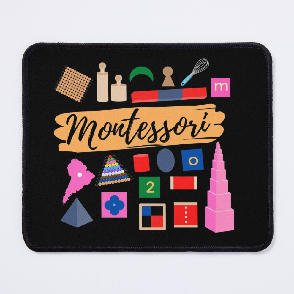 Mouse Pad Montessori Materials Gift For Montessori Teacher Or Montessori Mom 11.8 X 9.8 Inch Computer Mat Gaming Office Mousepad 7802738201468