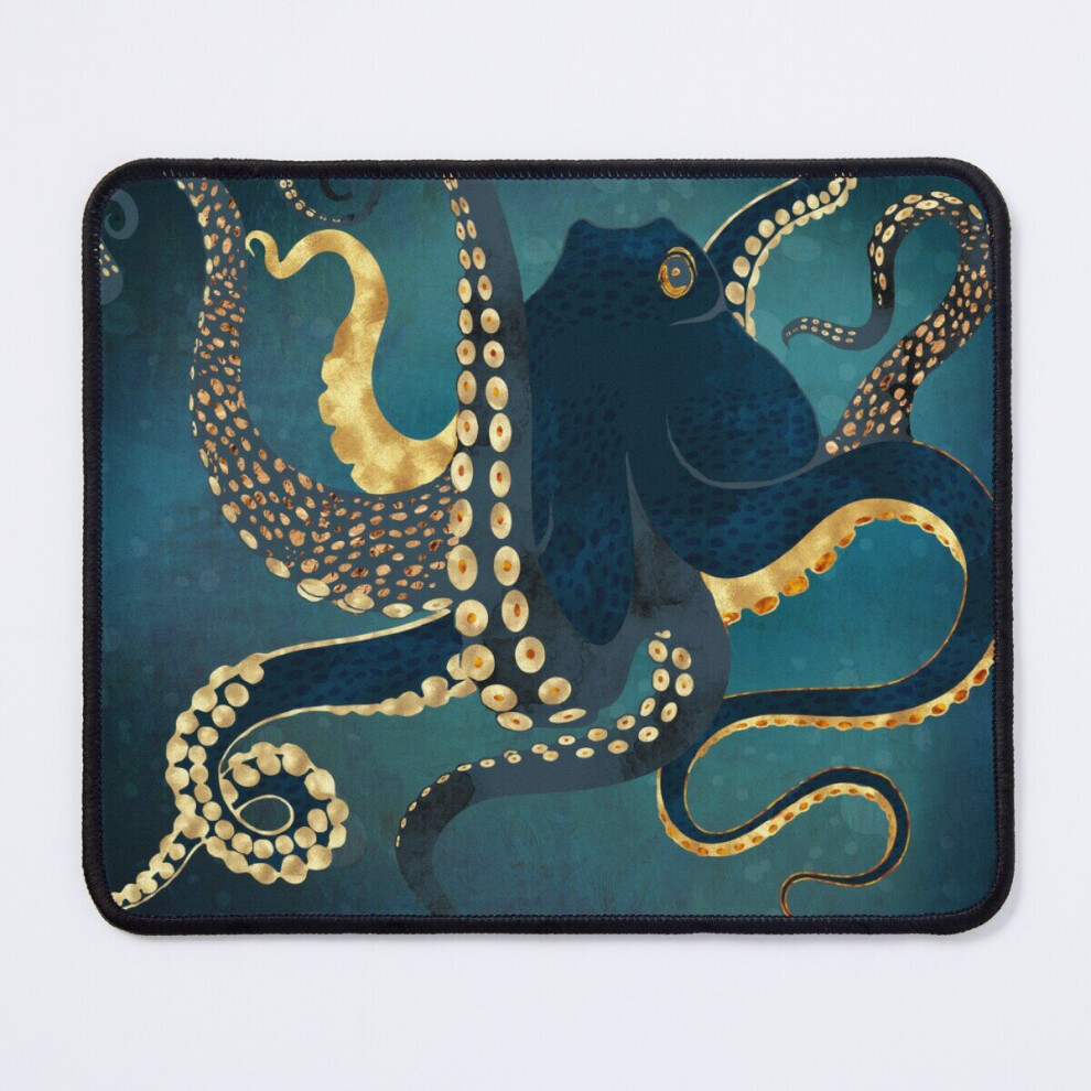 Mouse Pad Metallic Octopus Iv 11.8 X 9.8 Inch Computer Mat Gaming Office Mousepad 7802738134537