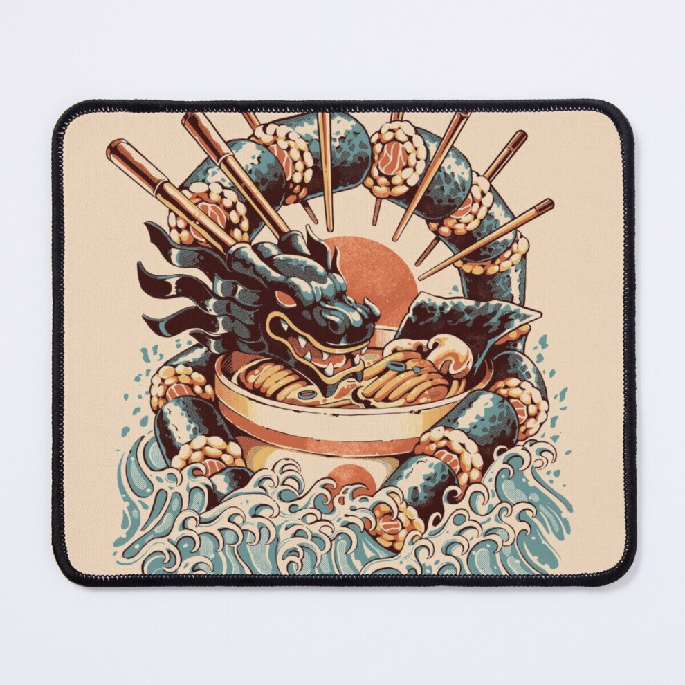 Mouse Pad Dragon Sushi Ramen 11.8 X 9.8 Inch Computer Mat Gaming Office Mousepad 7802738111460