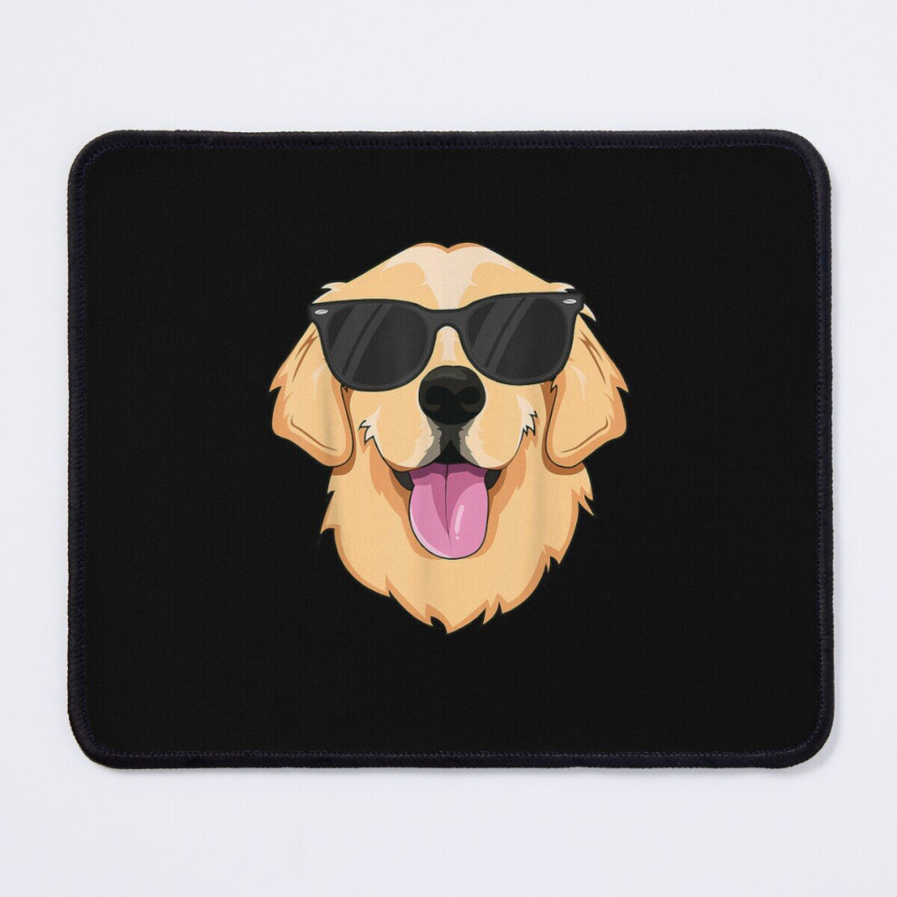 Mouse Pad Cool Retriever 11.8 X 9.8 Inch Computer Mat Gaming Office Mousepad Golden 7802738159554