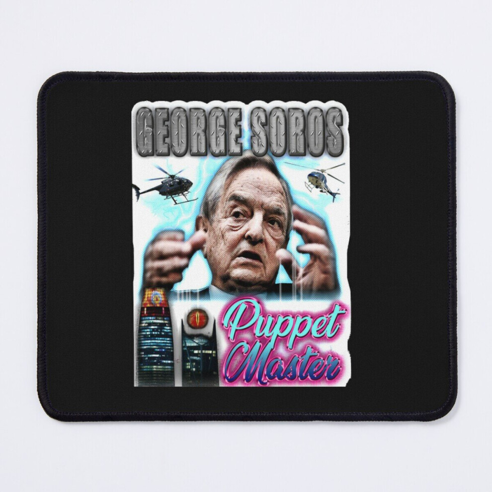 Mouse Pad George Soros - Conspiracy 11.8 X 9.8 Inch Computer Mat Gaming Office Mousepad 7802738201093