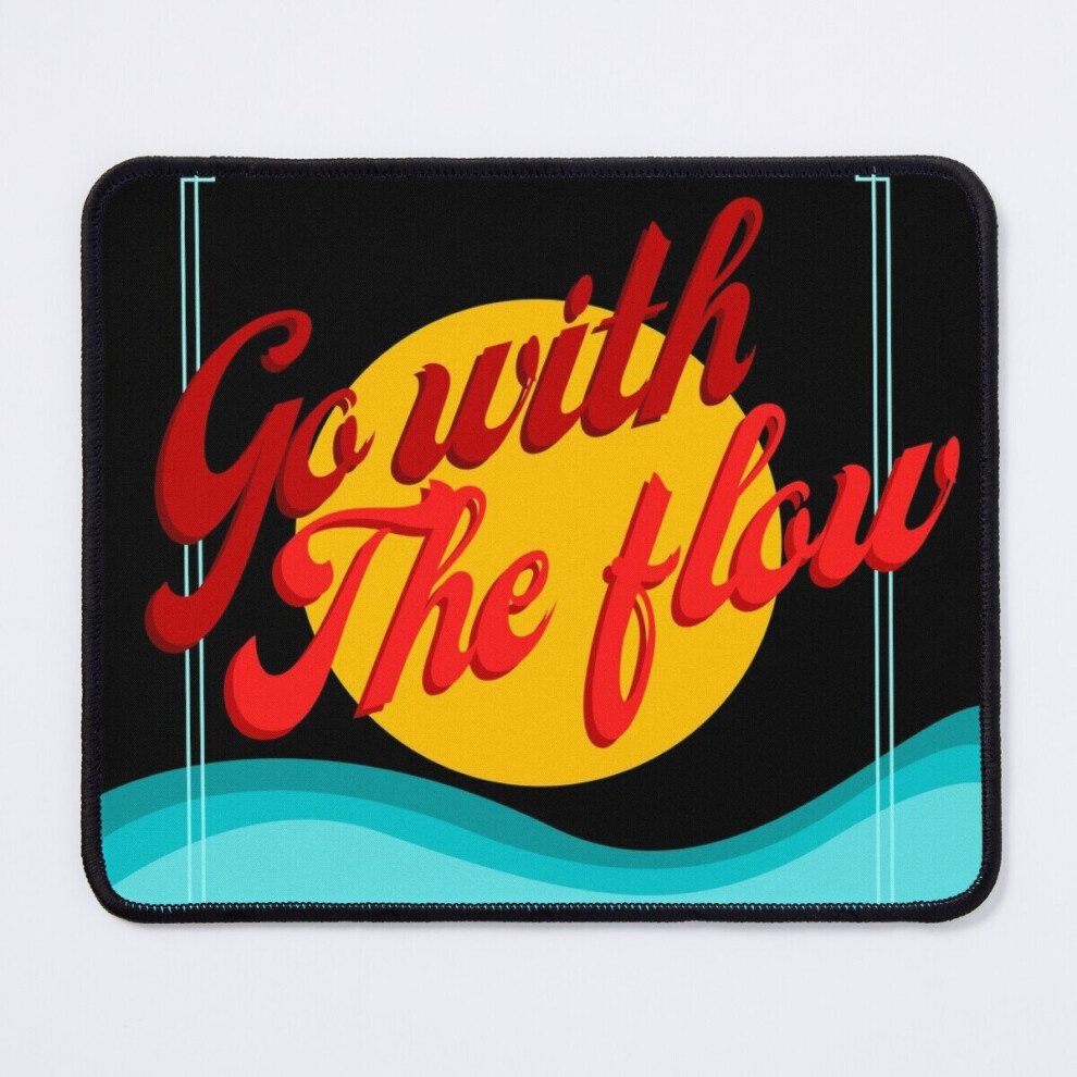 Mouse Pad Go With The Flow 11.8 X 9.8 Inch Computer Mat Gaming Office Mousepad 7802738145380