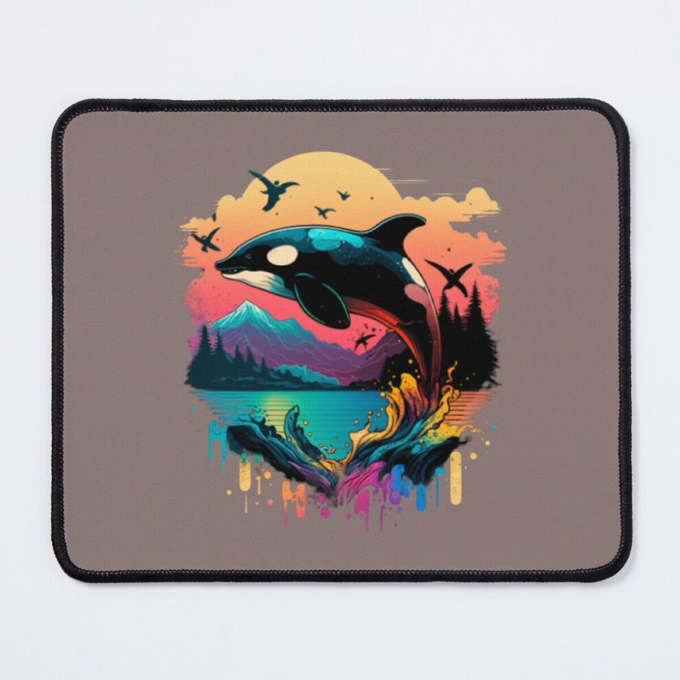 Mouse Pad Orca Is My Valentine Cool Orca 4K 11.8 X 9.8 Inch Computer Mat Gaming Office Mousepad 7802738165081
