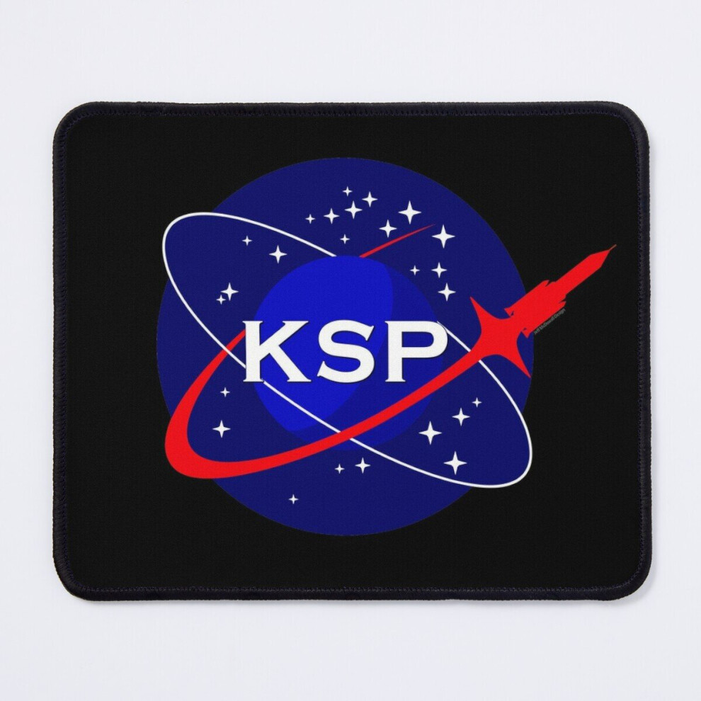 Mouse Pad Ksp Space Agency Logo (Borderless Version) 11.8 X 9.8 Inch Computer Mat Gaming Office Mousepad 7802738119541