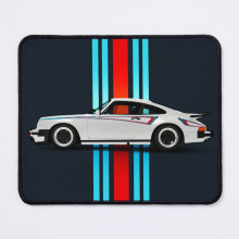 Mouse Pad Porsche White Car 11.8 x 9.8 inch Computer Mat Gaming Office Mousepad