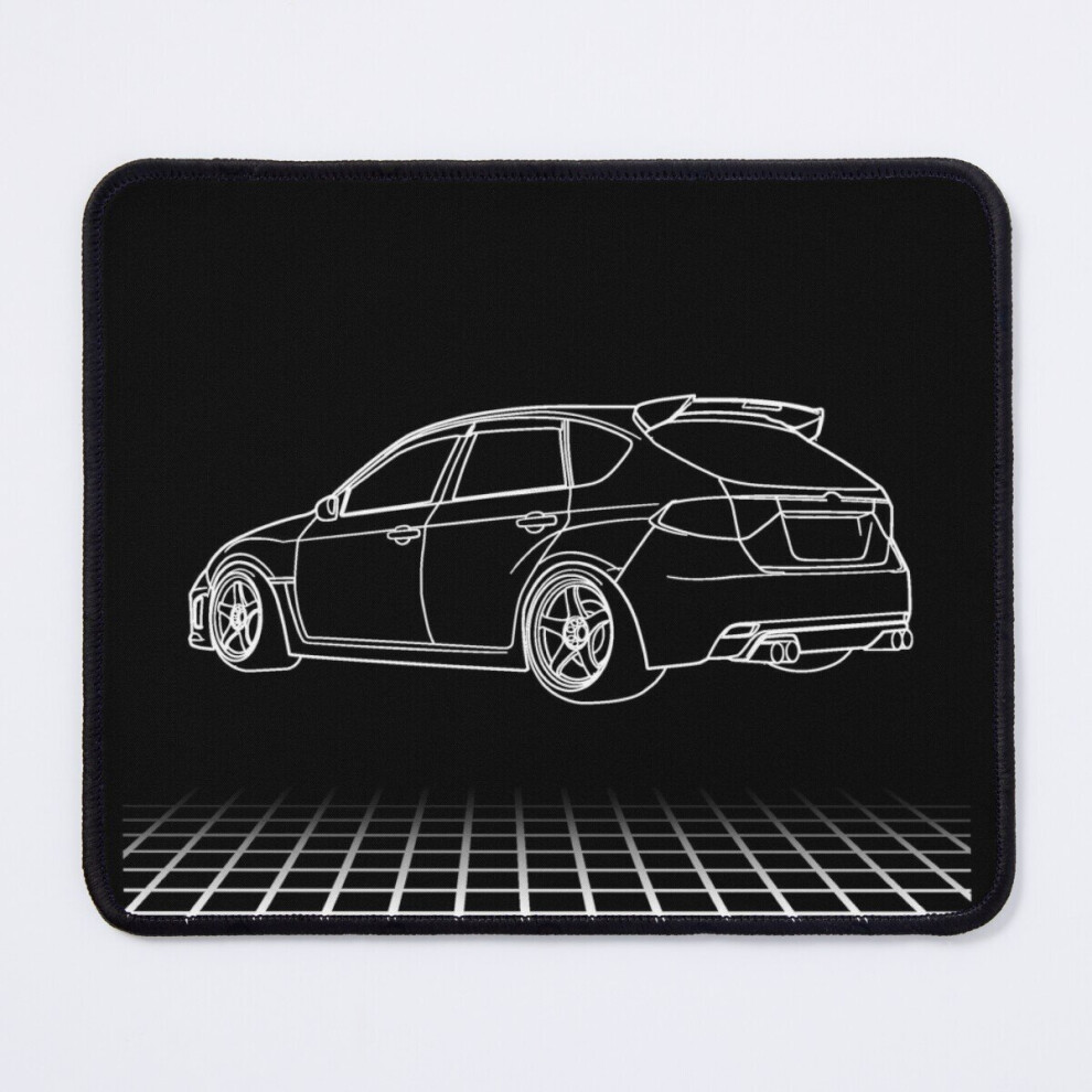 Mouse Pad Subaru Wrx Sti Outline 11.8 X 9.8 Inch Computer Mat Gaming Office Mousepad 7802738182910
