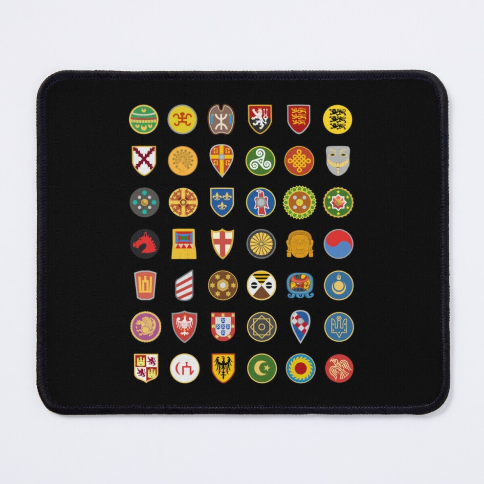 Mouse Pad Civilizations Emblems 11.8 X 9.8 Inch Computer Mat Gaming Office Mousepad 7802738110241