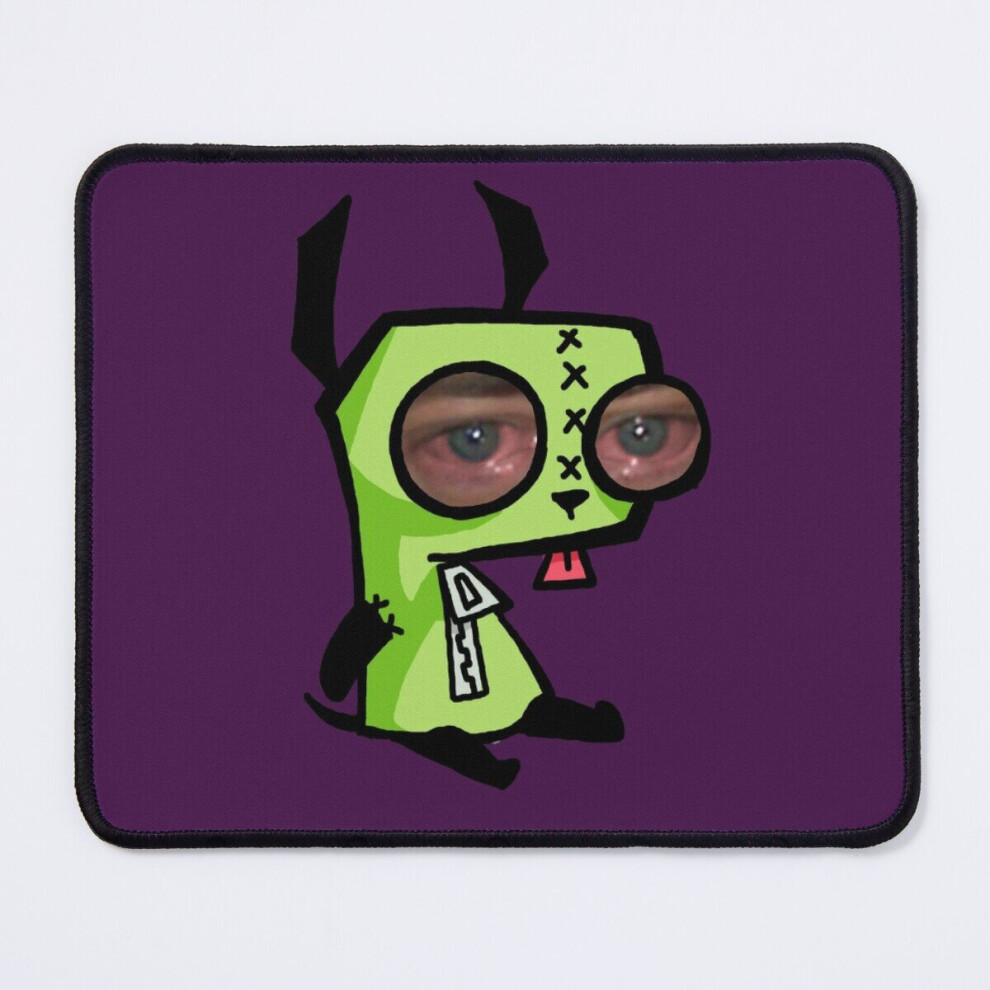 Mouse Pad Invader Zim Gir Sitting Brendan Fraser Crying Eyes *New Ver* 11.8 X 9.8 Inch Computer Mat Gaming Office Mousepad 7802738140408