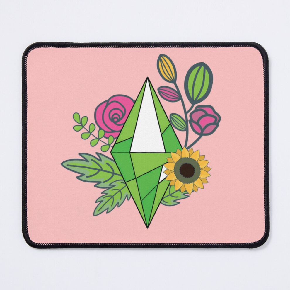 Mouse Pad Plumbob Flower 11.8 X 9.8 Inch Computer Mat Gaming Office Mousepad 7802738114553