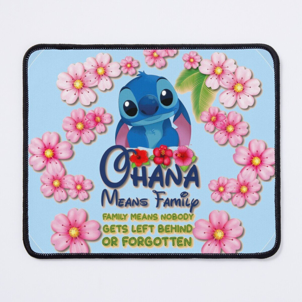 Mouse Pad Ohana Stitch 11.8 X 9.8 Inch Computer Mat Gaming Office Mousepad 7802738183443