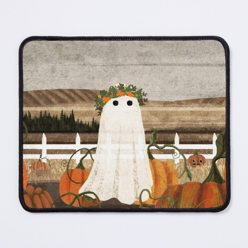Mouse Pad There's A Ghost In The Pumpkins Patch Again... 11.8 X 9.8 Inch Computer Mat Gaming Office Mousepad 7802738140606