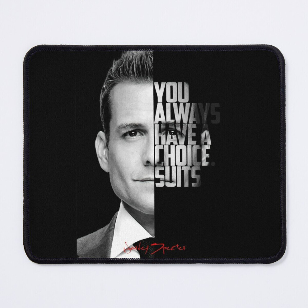 Mouse Pad And Harvey Specter Quote. 11.8 X 9.8 Inch Computer Mat Gaming Office Mousepad Black/White 7802738174069