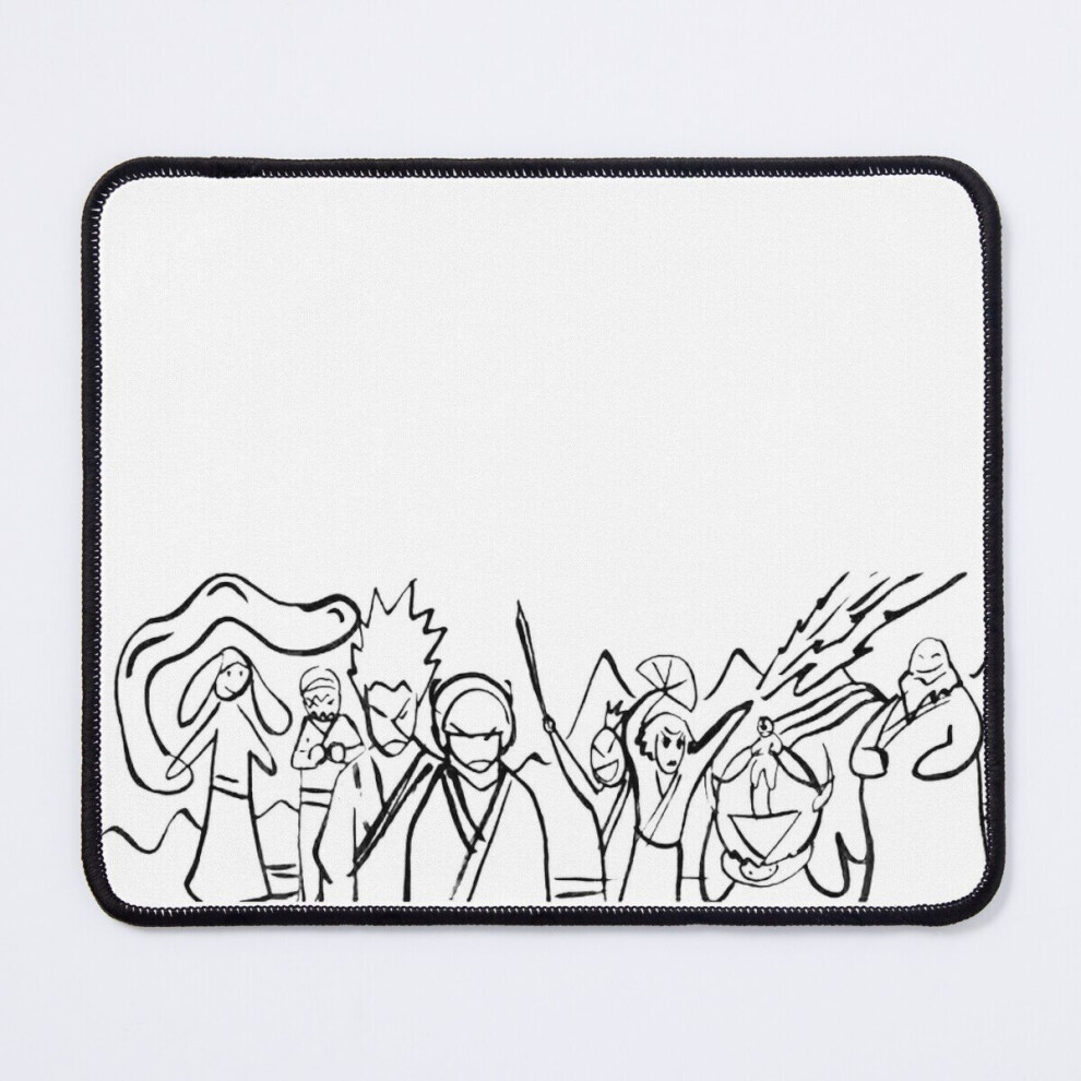 Mouse Pad Avatar: The Last Airbender - Sokka's Drawing 11.8 X 9.8 Inch Computer Mat Gaming Office Mousepad 7802738127188
