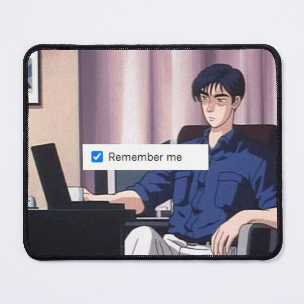 Mouse Pad Remember Me - Ryosuke Takahashi (Initial D) 11.8 X 9.8 Inch Computer Mat Gaming Office Mousepad 7802738132168