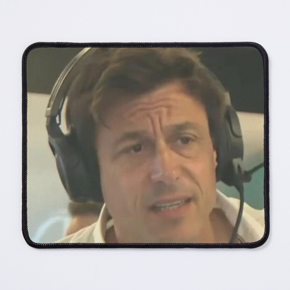 Mouse Pad Confused Toto Wolff 11.8 X 9.8 Inch Computer Mat Gaming Office Mousepad 7802738146530