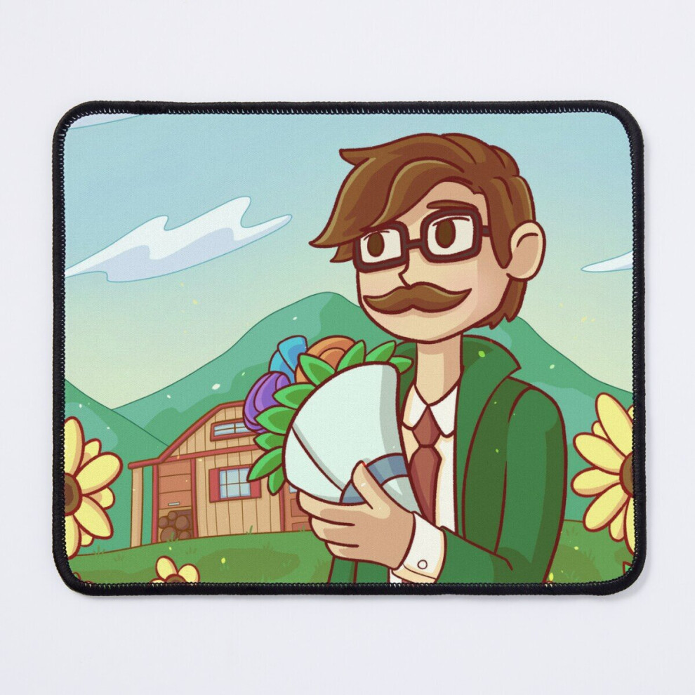 Mouse Pad A Bouquet For Dr Harvey Stardew Valley 11.8 X 9.8 Inch Computer Mat Gaming Office Mousepad 7802738192094