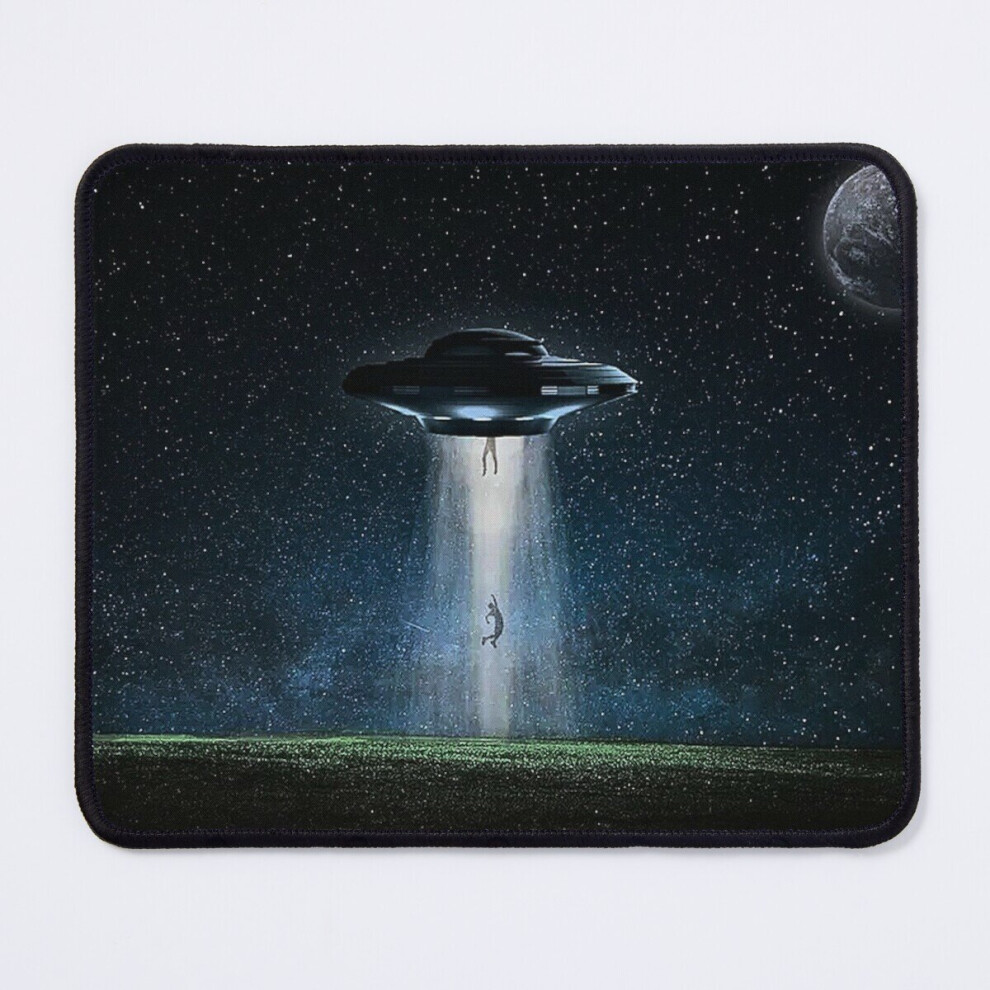 Mouse Pad Alien Ufo Abduction. 11.8 X 9.8 Inch Computer Mat Gaming Office Mousepad 7802738175899