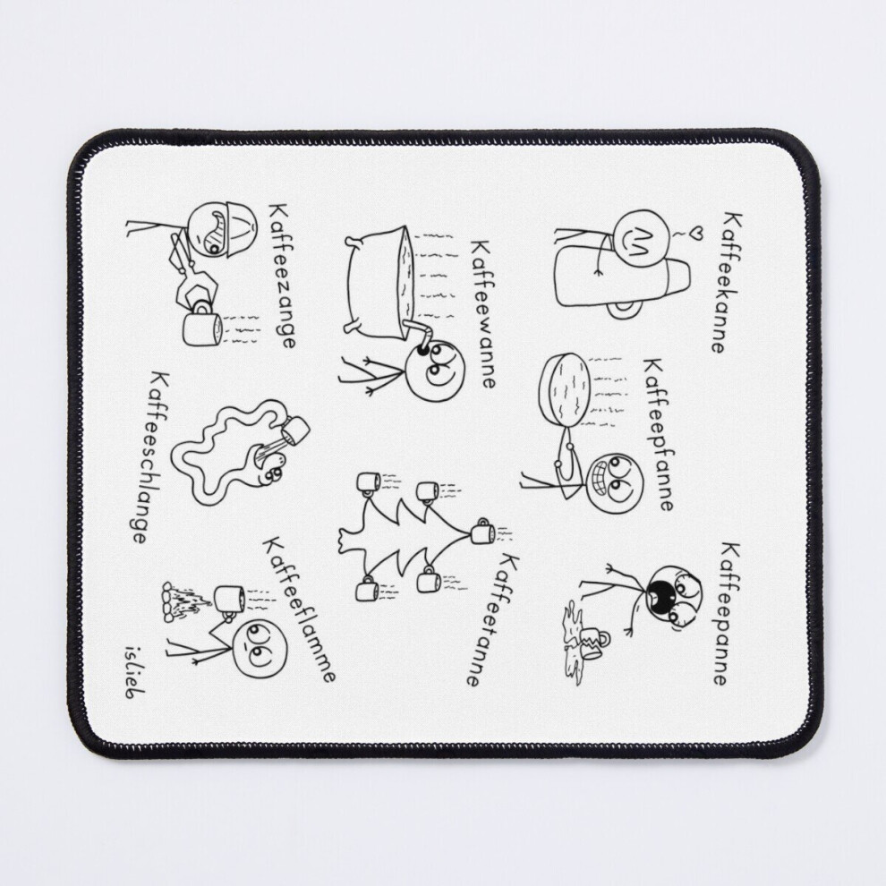 Mouse Pad Coffee Comic 11.8 X 9.8 Inch Computer Mat Gaming Office Mousepad 7802738122220