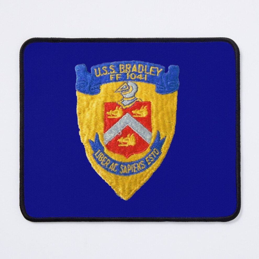 Mouse Pad Uss Bradley (Ff-1041) Ship's Store 11.8 X 9.8 Inch Computer Mat Gaming Office Mousepad 7802738124101