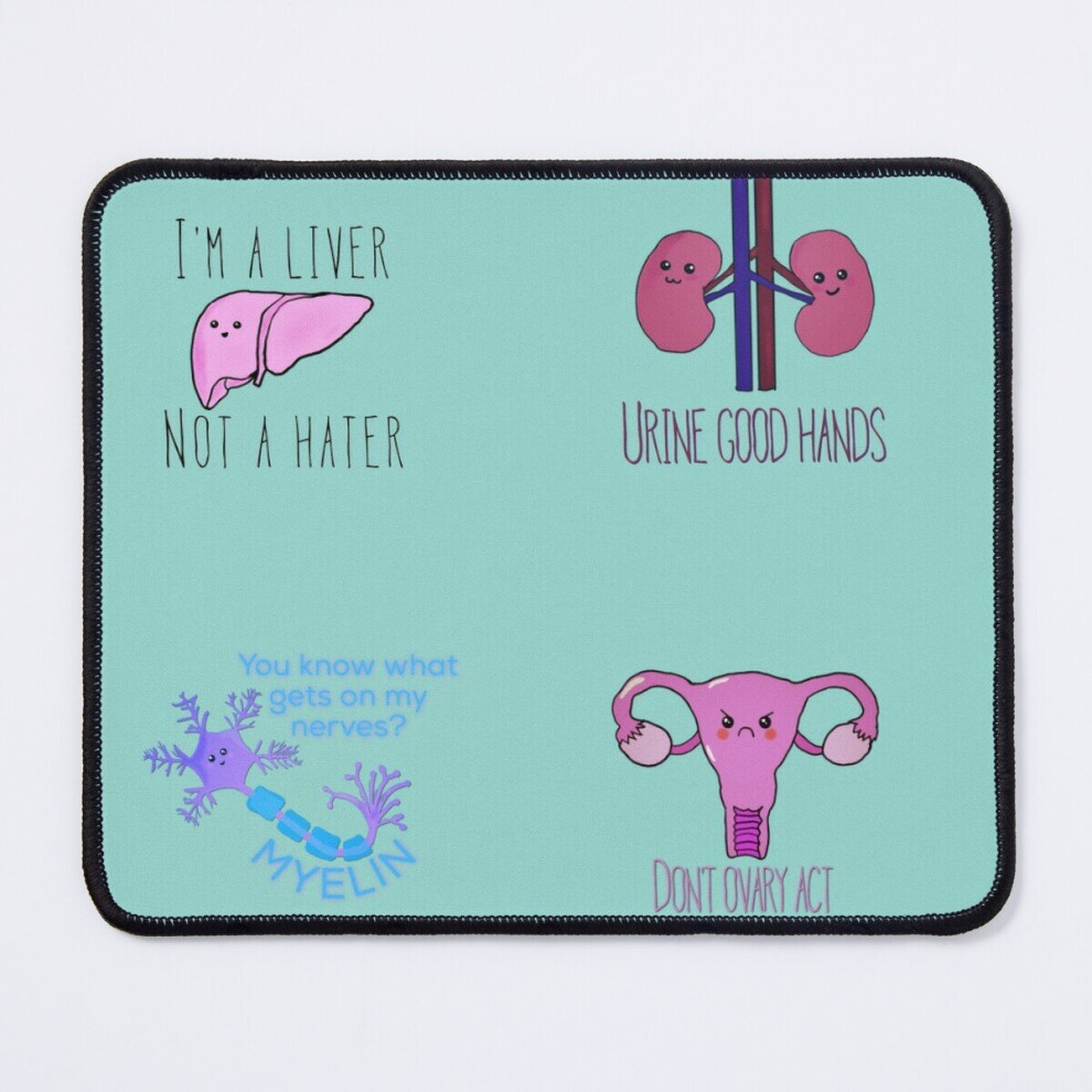 Mouse Pad Medical Puns 11.8 X 9.8 Inch Computer Mat Gaming Office Mousepad 7802738134117