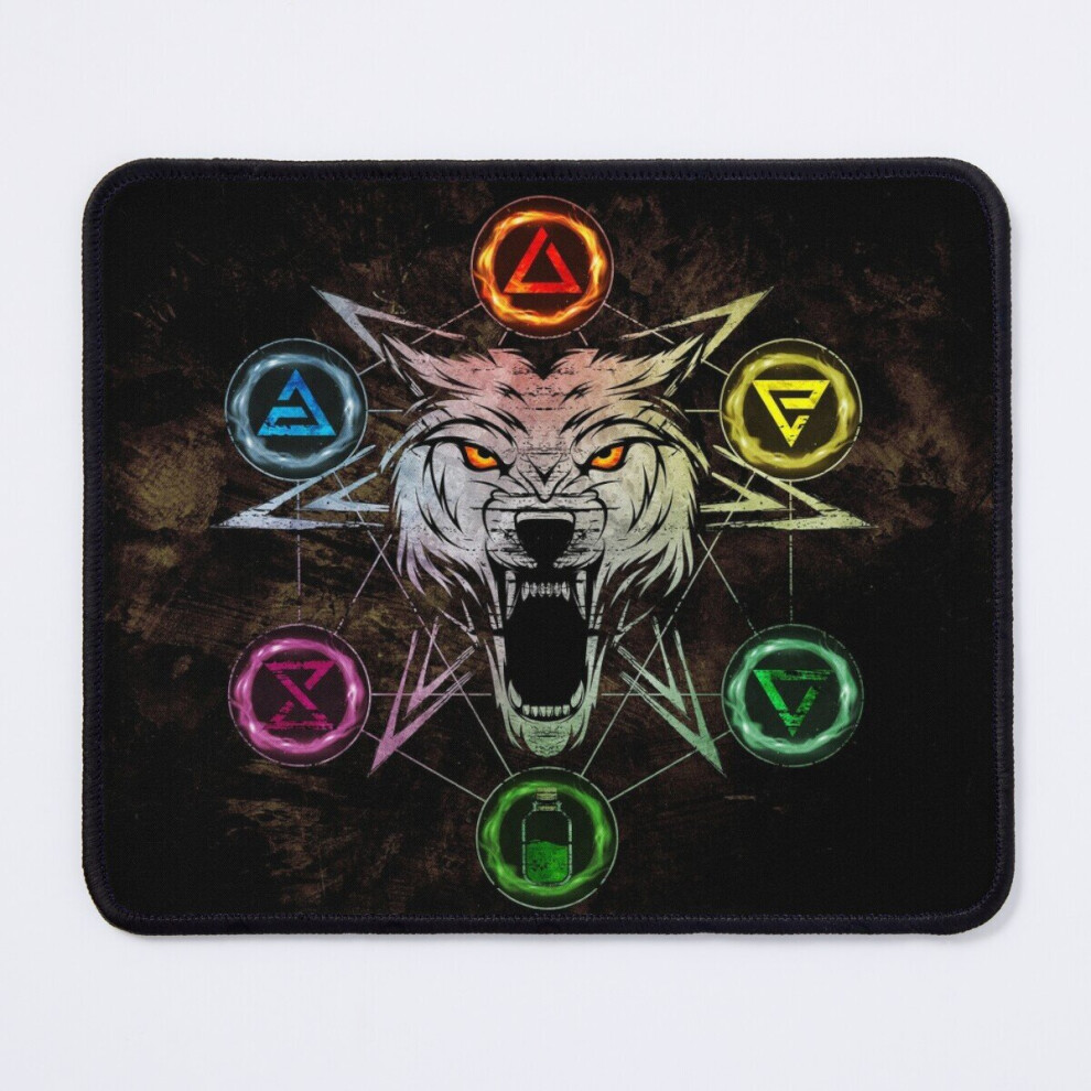 Mouse Pad Signs Of A Witcher 11.8 X 9.8 Inch Computer Mat Gaming Office Mousepad 7802738140804