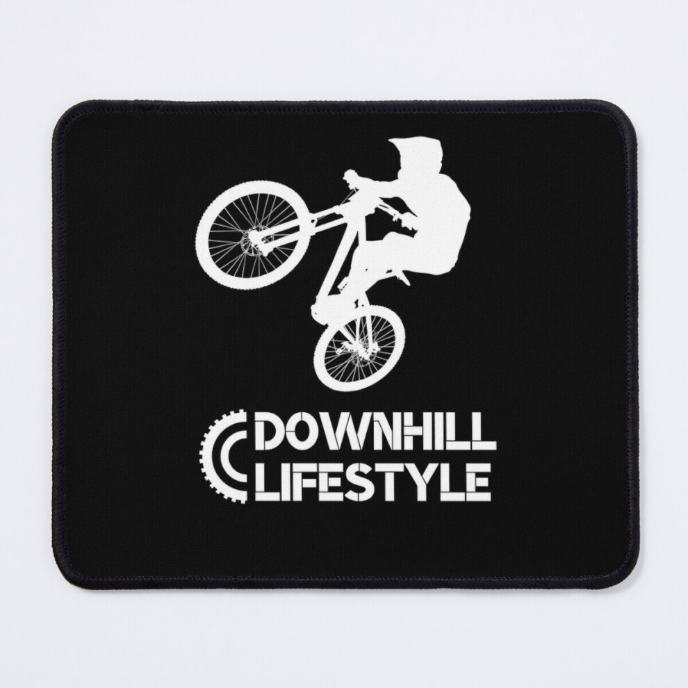Mouse Pad Lifestyle Biker Silhouette Going Downhill 11.8 X 9.8 Inch Computer Mat Gaming Office Mousepad 7802738148893