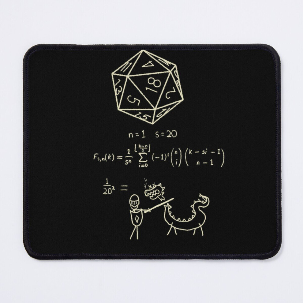 Mouse Pad The Science Of 20 Sided Dice. 11.8 X 9.8 Inch Computer Mat Gaming Office Mousepad 7802738114102