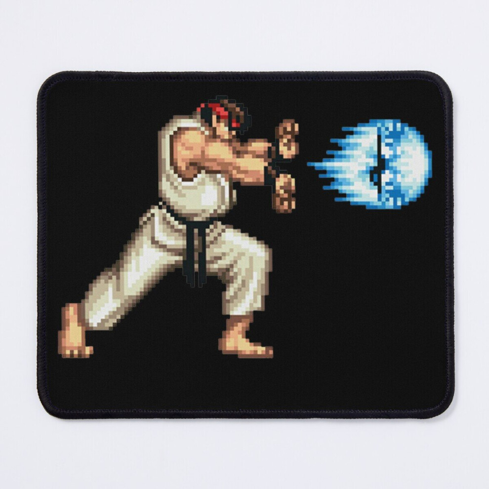 Mouse Pad Street Fighter Ii Original Vintage Retro Ryu Hadouken 11.8 X 9.8 Inch Computer Mat Gaming Office Mousepad 7802738129113