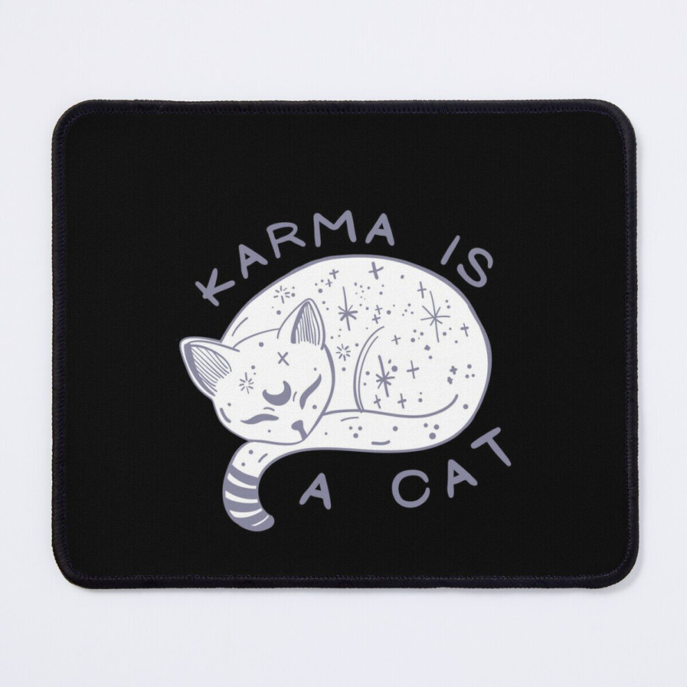 Mouse Pad Karma Is A Cat 11.8 X 9.8 Inch Computer Mat Gaming Office Mousepad 7802738173925