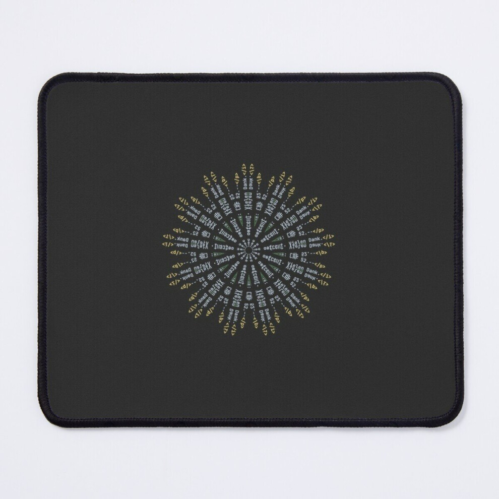 Mouse Pad Coding Mandala 11.8 X 9.8 Inch Computer Mat Gaming Office Mousepad 7802738172652