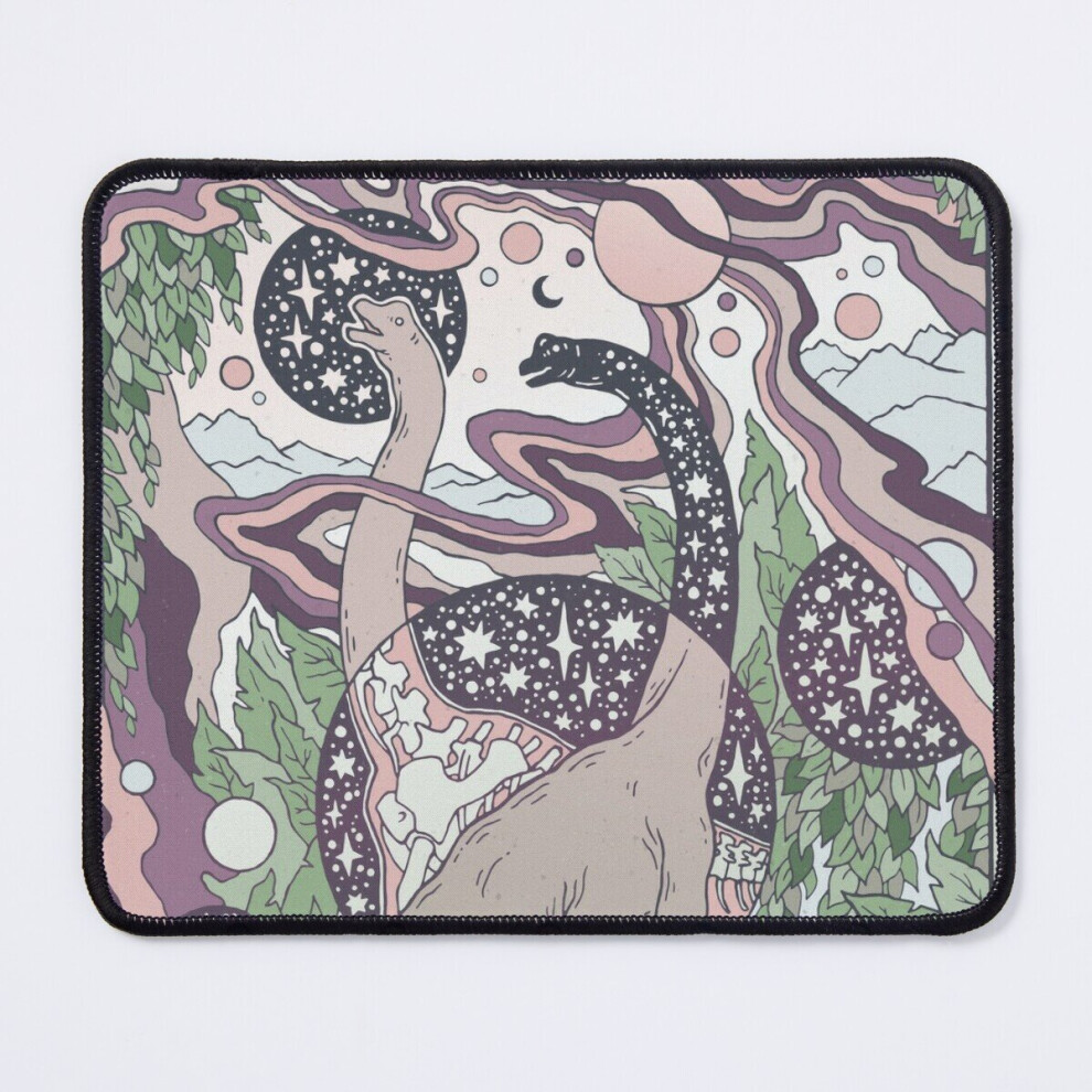 Mouse Pad Jurassic Portal Haze Palette Dinosaur Science Fiction Art 11.8 X 9.8 Inch Computer Mat Gaming Office Mousepad Purple 7802738110678