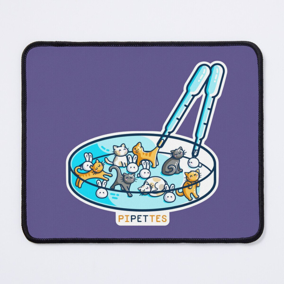 Mouse Pad Pipettes Science Pet Pun 11.8 X 9.8 Inch Computer Mat Gaming Office Mousepad 7802738111972