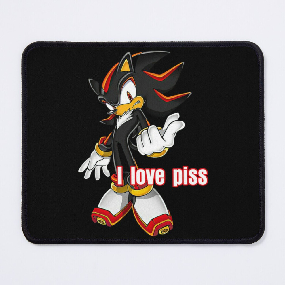 Mouse Pad Shadow The Hedgehog I Love Piss 11.8 X 9.8 Inch Computer Mat Gaming Office Mousepad 7802738159301