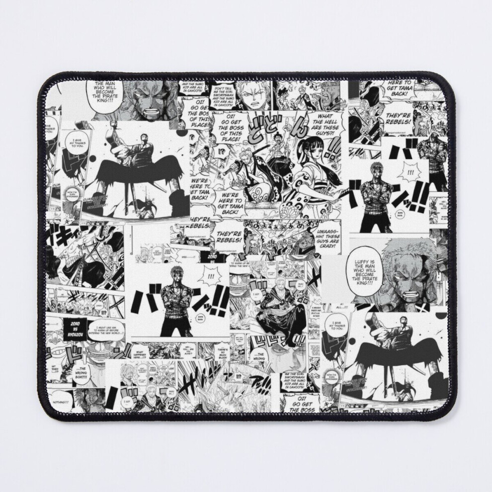 Mouse Pad Zoro Manga Collage! 11.8 X 9.8 Inch Computer Mat Gaming Office Mousepad 7802738185379