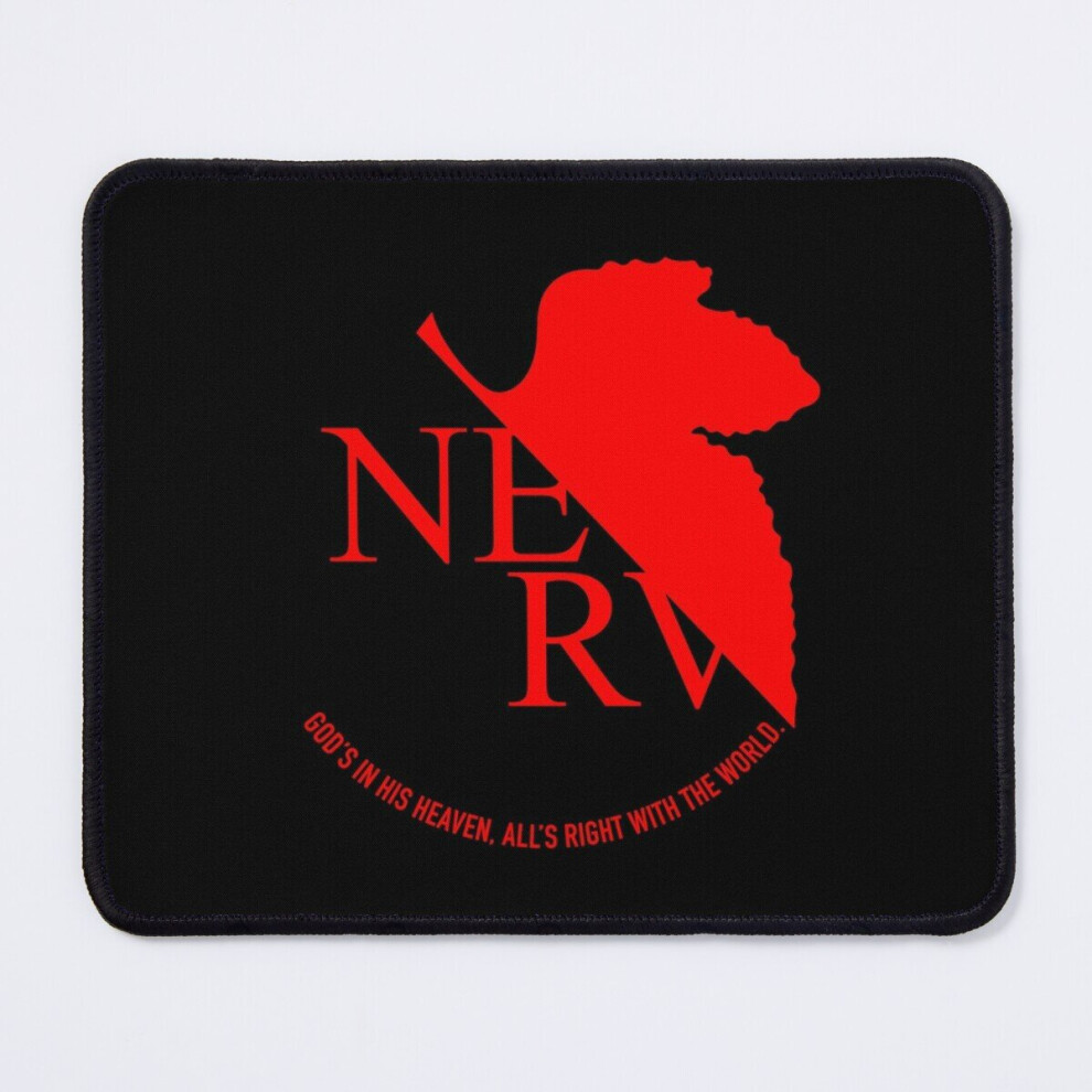 Mouse Pad Nerv Logo (Neon Genesis Evangelion) 11.8 X 9.8 Inch Computer Mat Gaming Office Mousepad 7802738119312