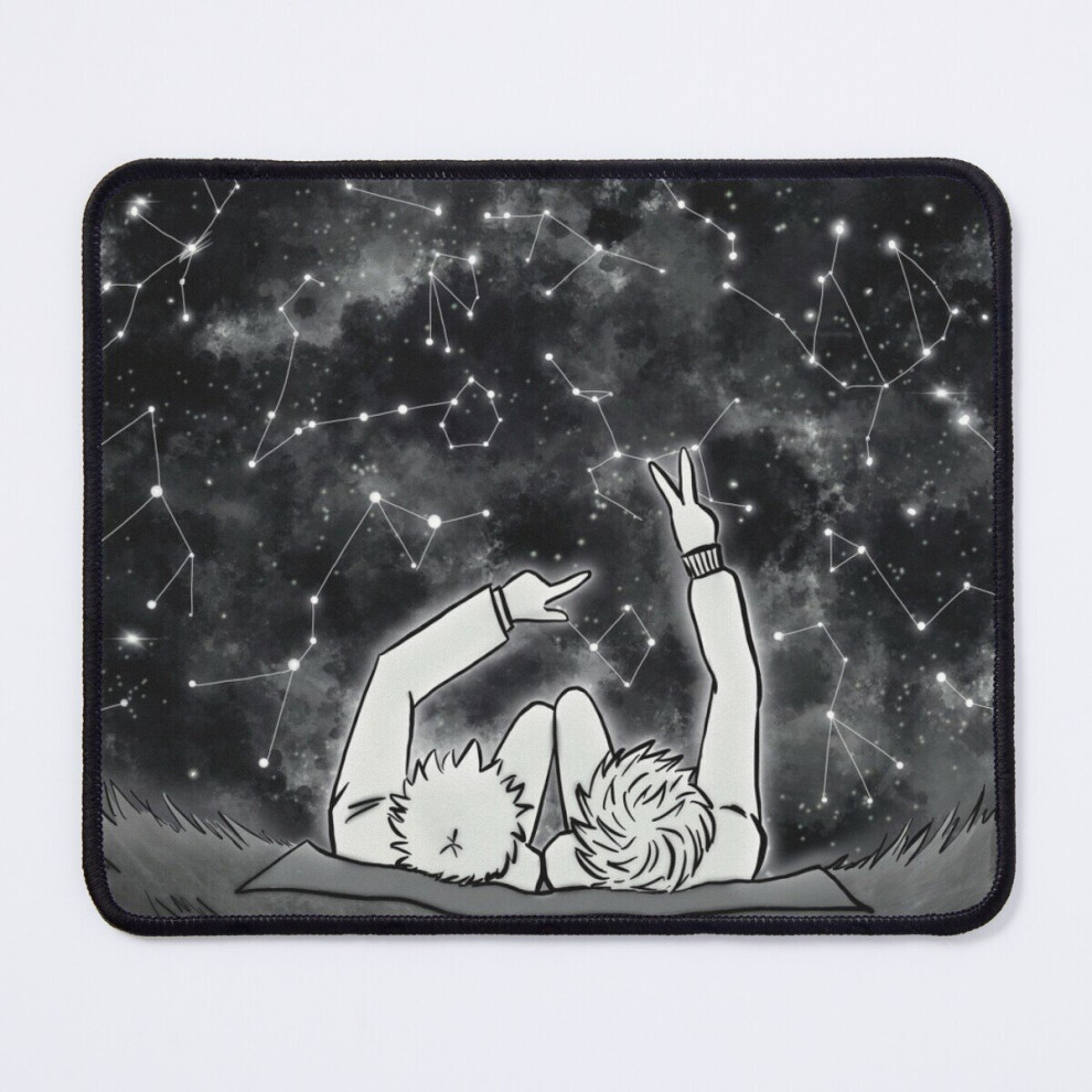 Bearlad Mouse Pad Iwaoi Stargazing At Constellations In The Galaxy 11.8 X 9.8 Inch Computer Mat Gaming Office Mousepad