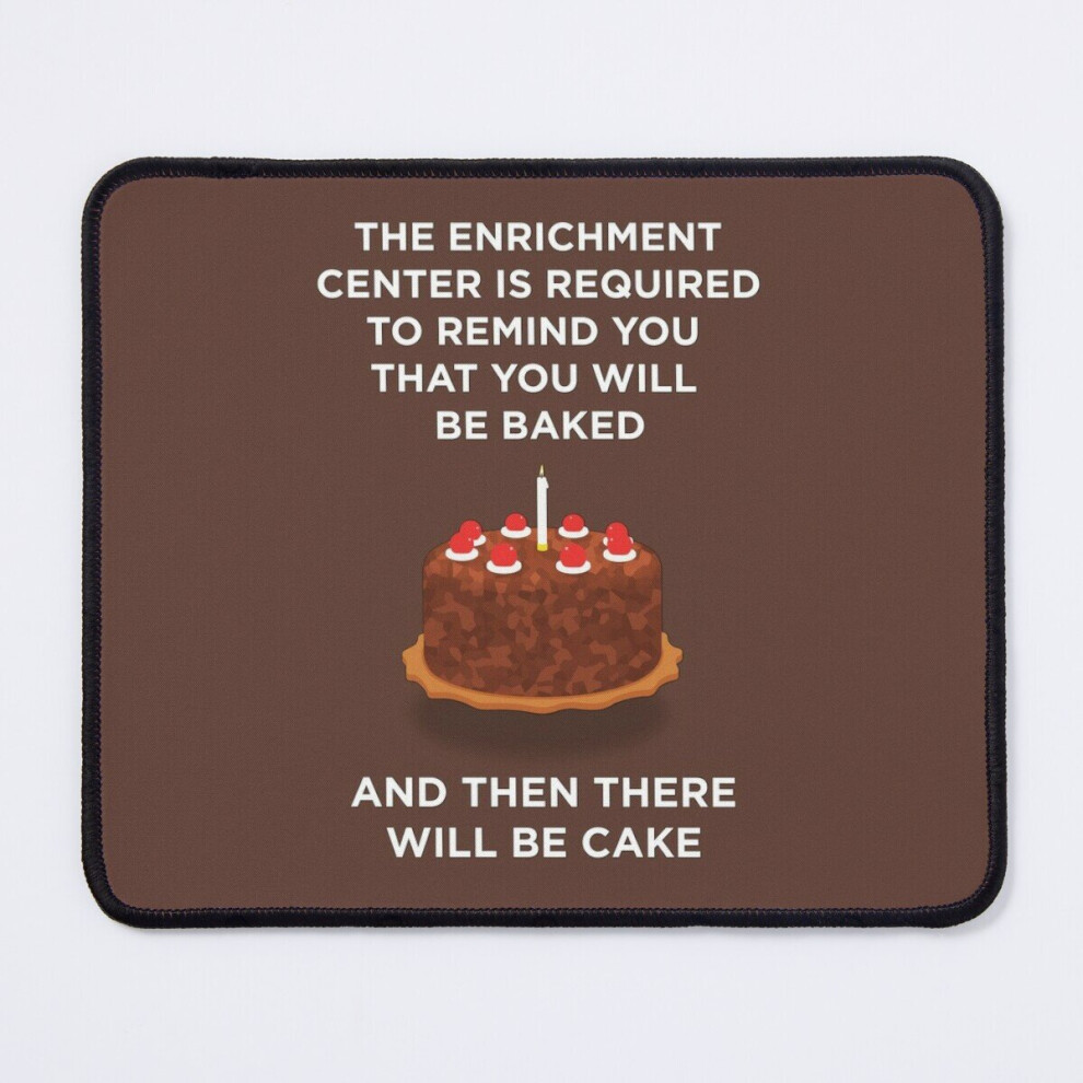 Mouse Pad Portal Cake 11.8 X 9.8 Inch Computer Mat Gaming Office Mousepad 7802738161717