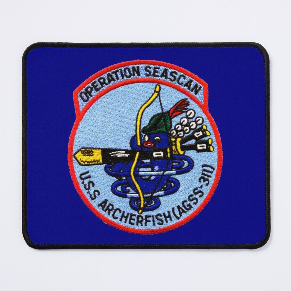 Mouse Pad Uss Archerfish (Agss-311) Ship's Store 11.8 X 9.8 Inch Computer Mat Gaming Office Mousepad 7802738147315