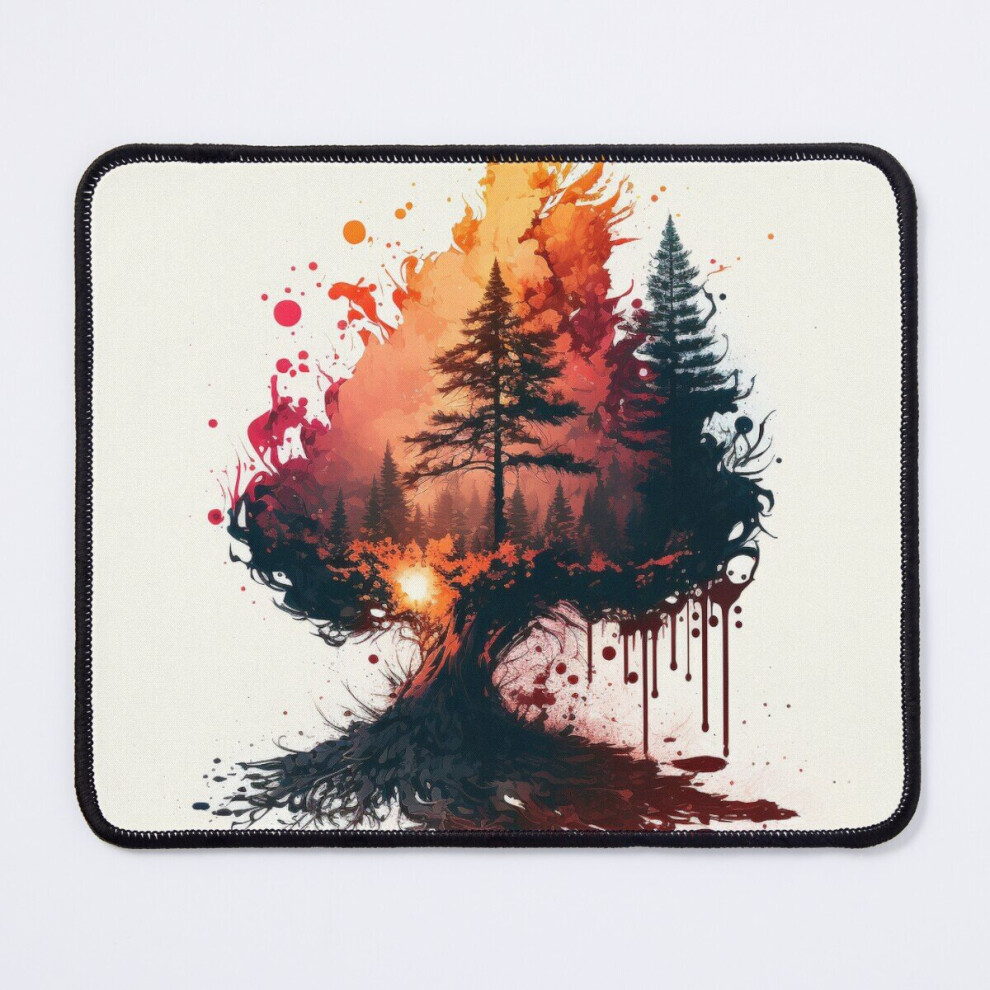 Mouse Pad Forest On Fire 11.8 X 9.8 Inch Computer Mat Gaming Office Mousepad 7802738166897