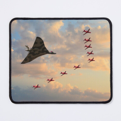 Mouse Pad Vulcan and Red Arrows 11.8 x 9.8 inch Computer Mat Gaming Office Mousepad