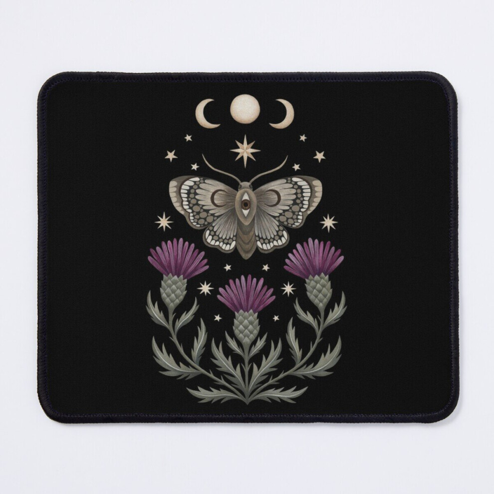 Mouse Pad Thistle And Moth 11.8 X 9.8 Inch Computer Mat Gaming Office Mousepad 7802738114645