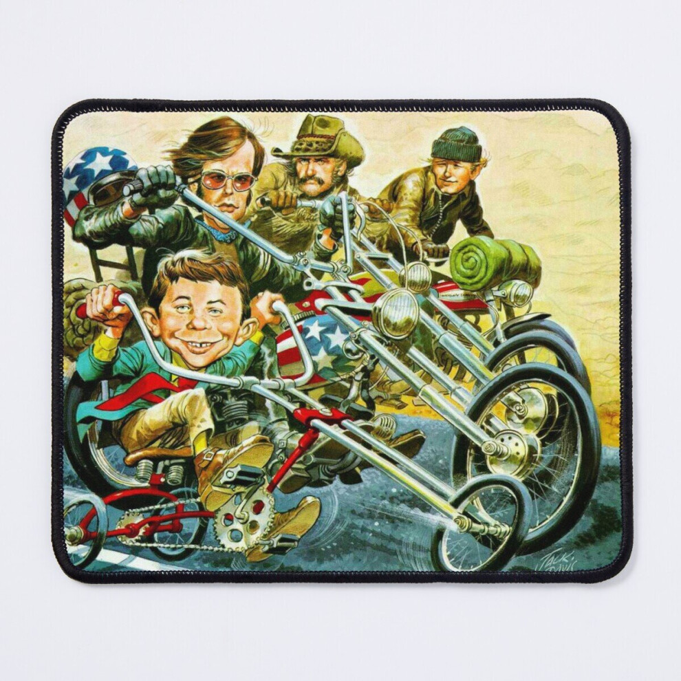 Mouse Pad A Classic Mad Magazine, Sleazy Riders Cover Art!!! 11.8 X 9.8 Inch Computer Mat Gaming Office Mousepad 7802738119626