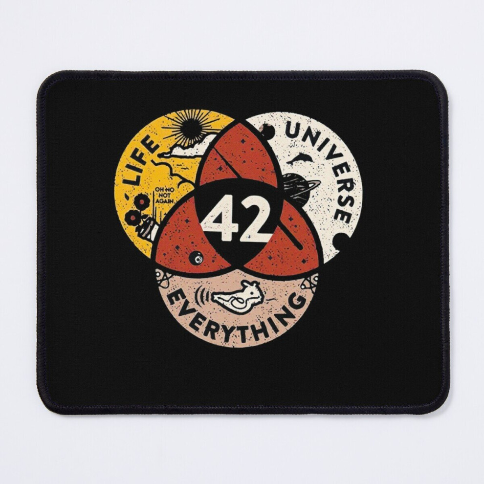Mouse Pad Science 42 11.8 X 9.8 Inch Computer Mat Gaming Office Mousepad 7802738144598