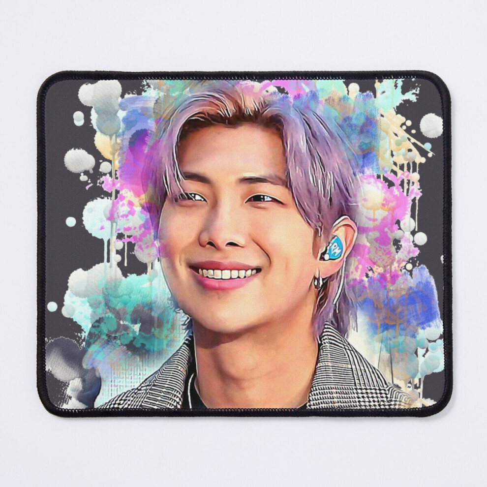 Mouse Pad Bts Rm Namjoon Colorful Art 11.8 X 9.8 Inch Computer Mat Gaming Office Mousepad 7802738143126