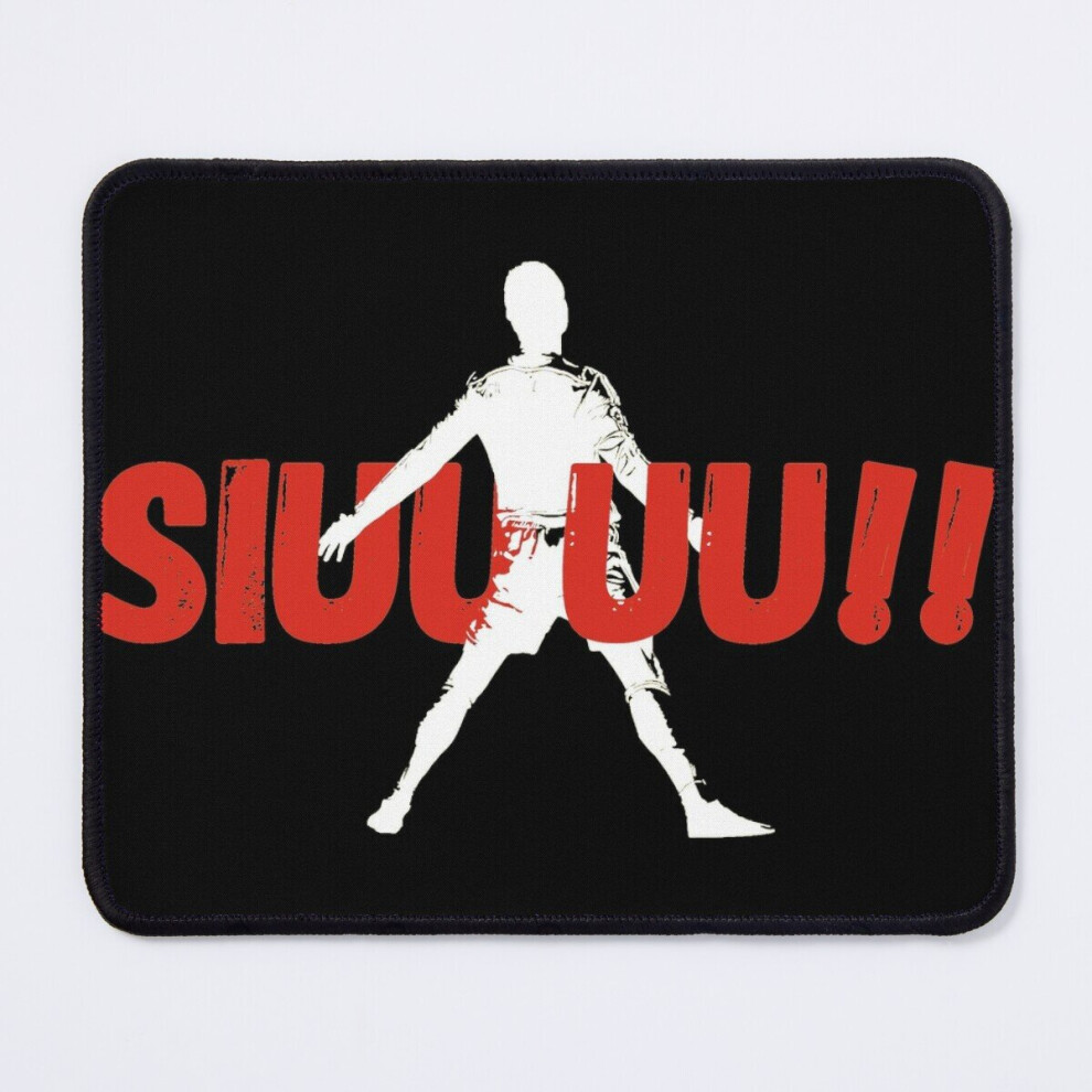 Mouse Pad Cristiano Ronaldo Siuuuu Goal 11.8 X 9.8 Inch Computer Mat Gaming Office Mousepad 7802738132205