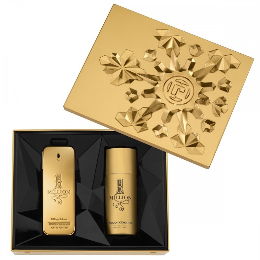 Paco Rabanne 1 Million Gift Set 100ml Eau de toilette EDT + 150ml Deo Spray