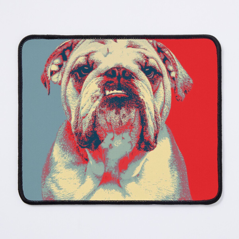 Mouse Pad English Bulldog Dog Portrait Pop Art 11.8 X 9.8 Inch Computer Mat Gaming Office Mousepad 7802738150537