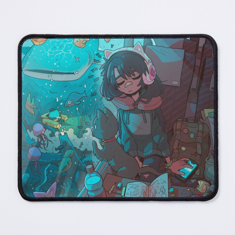 Mouse Pad Underwater Train 11.8 X 9.8 Inch Computer Mat Gaming Office Mousepad 7802738121940