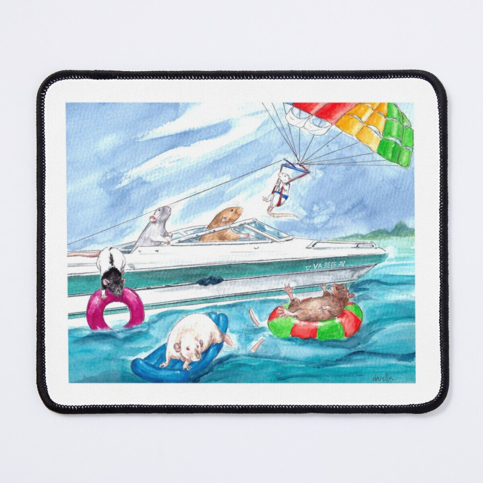 Mouse Pad Boating Rats 11.8 X 9.8 Inch Computer Mat Gaming Office Mousepad 7802738196238