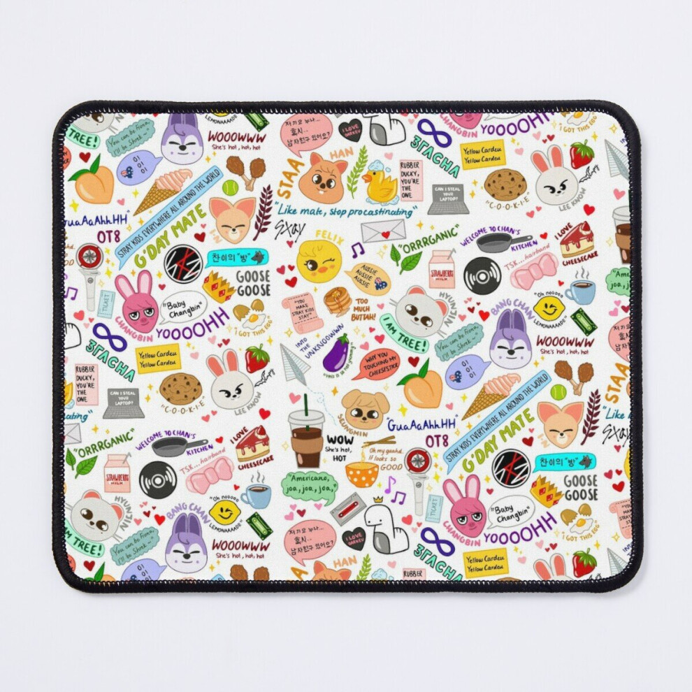 Mouse Pad Updated Skz Doodle 11.8 X 9.8 Inch Computer Mat Gaming Office Mousepad 7802738131956